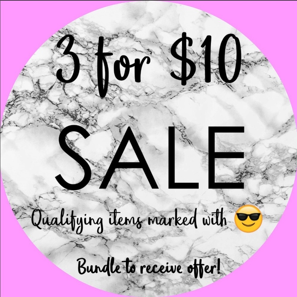 😎 3 for $10 SALE‼️